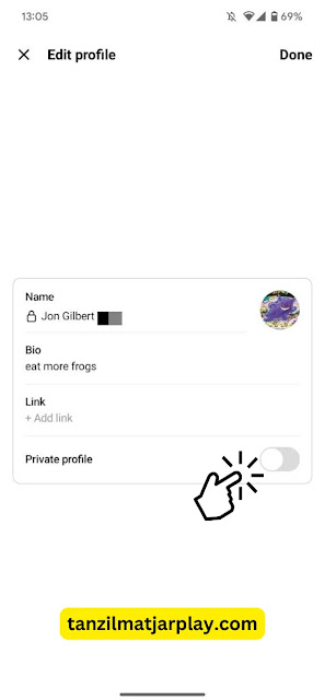 اعداد الملف الشخصي على تريدس إنشاء حساب ثريدس بديل تويتر الجديد من فايسبوك