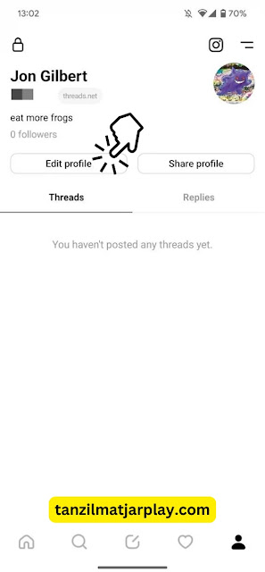 انشاء الملف الشخصي على threads إنشاء حساب ثريدس بديل تويتر الجديد من فايسبوك