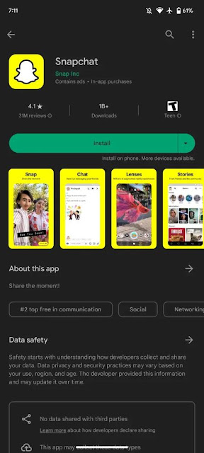 تحديث واجهة المستخدم الجديدة في متجر بلاي عبر اللون الأزرق