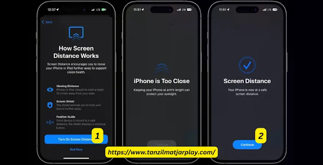 كيفية استخدام ميزة مسافة شاشة آيفون على iOS 17 ميزة مسافة شاشة ايفون المبتكرة في تحديث اي او اس 17 الجديد