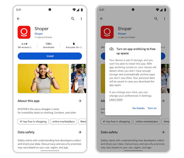 سيقوم متجر Play بأرشفة التطبيقات غير المستخدمة تلقائيا على سامسونج غالاكسي