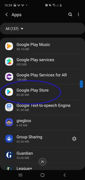 تطبيقات بلاي ستور