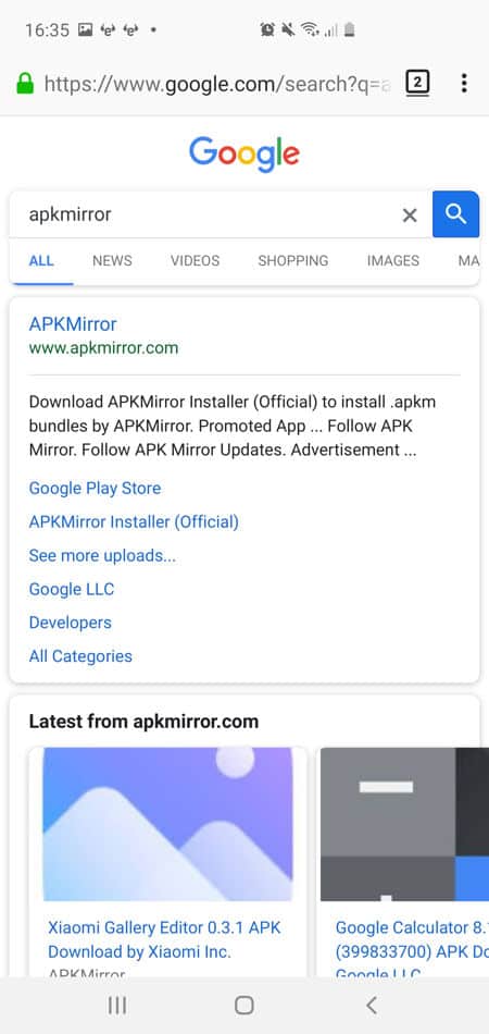 تنزيل ملف apk الخاص بمتجر التطبيقات بلاي ستور