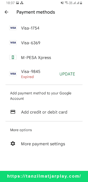 add remove payment card google play 1834131415 كيفية إضافة بطاقة الدفع أو إزالتها من متجر Google Play ؟